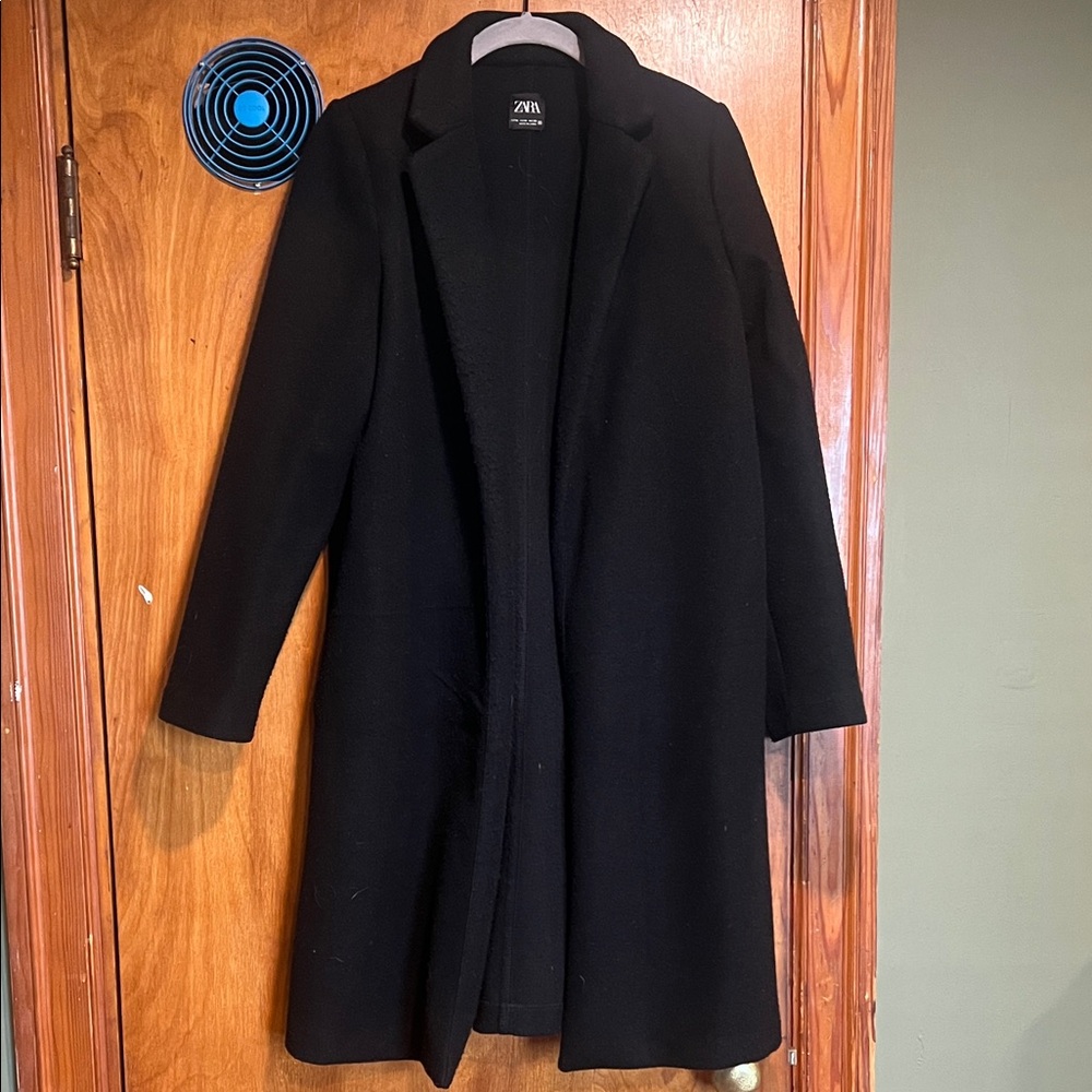 Zara Women's Classic Black Trench Coat